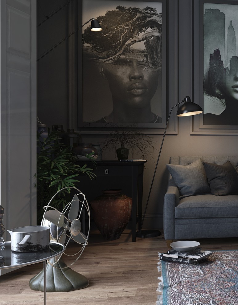 Дизайн проект гостиной