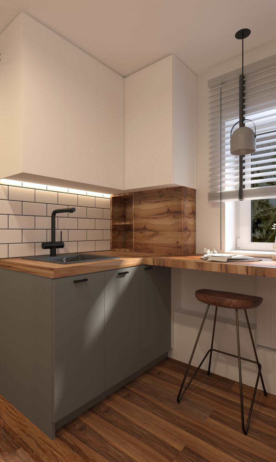 Маленькая однушка в старом фонде  "ДО и ПОСЛЕ"