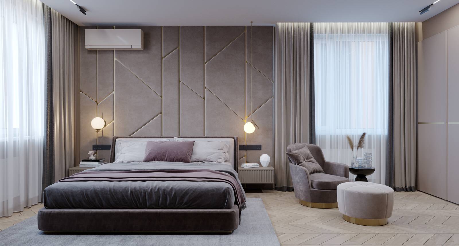 Проект оформления интерьера квартиры 90 кв.м.