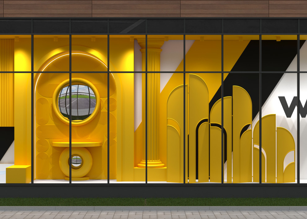 Дизайн Витрин Для магазина стройматериалов , мебели и декора