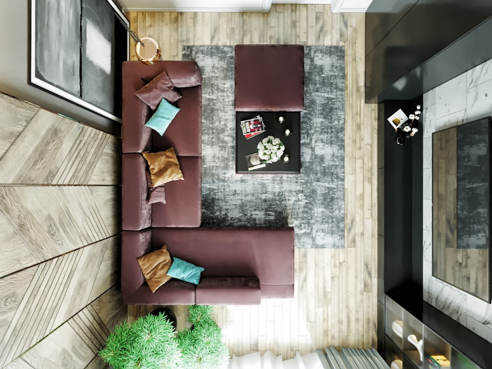 В современном  стиле