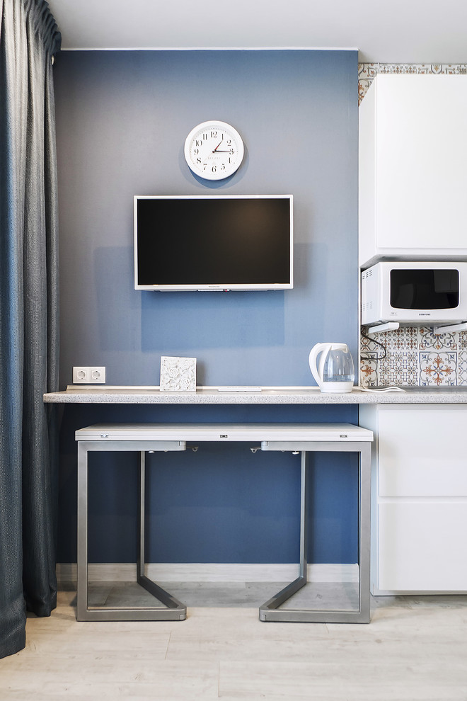 Телевизионная зона в кухне