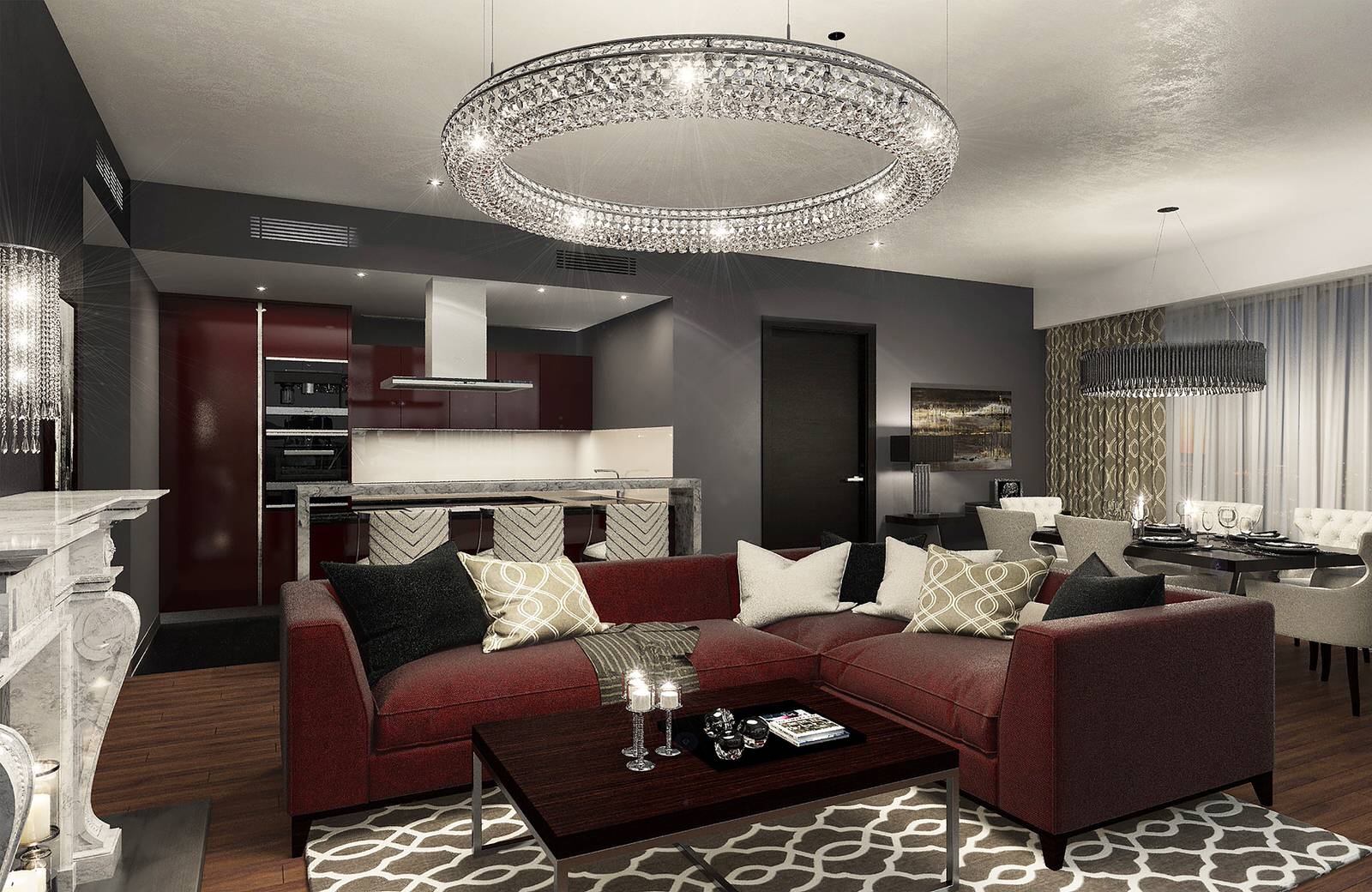 Зона отдыха и просмотра кинофильмов