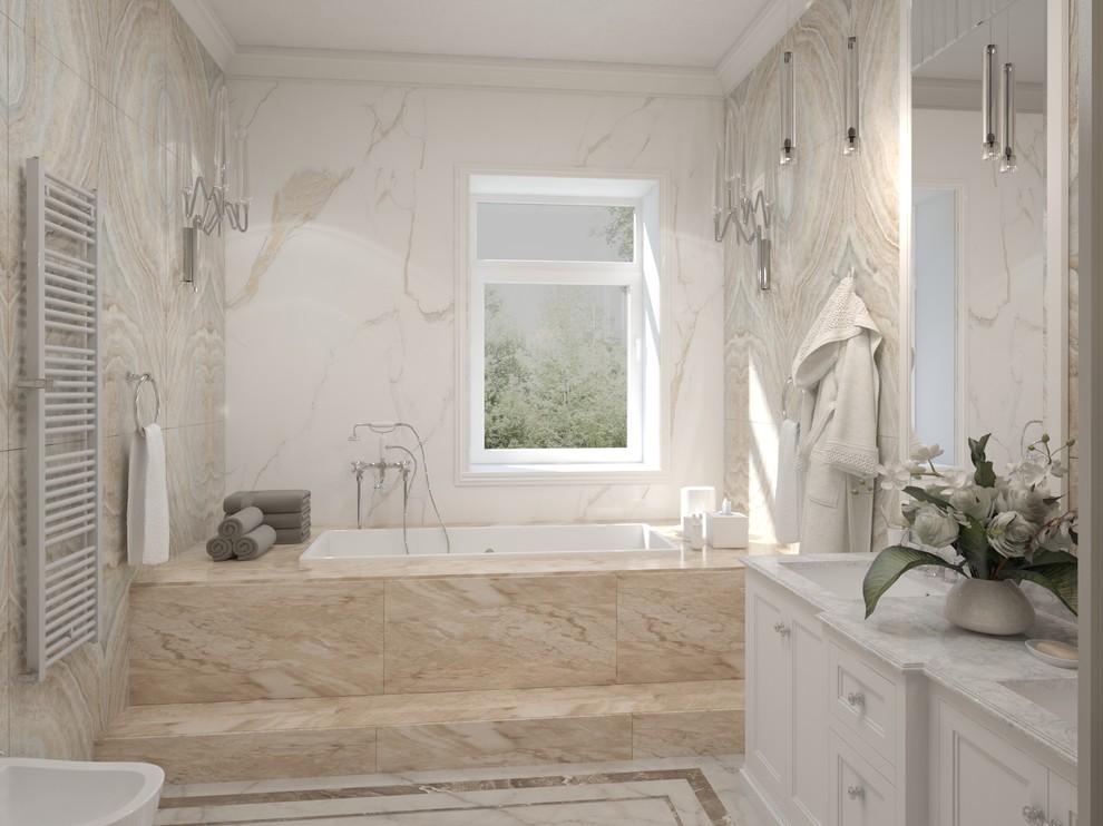 Ванная комната в стиле современная классика