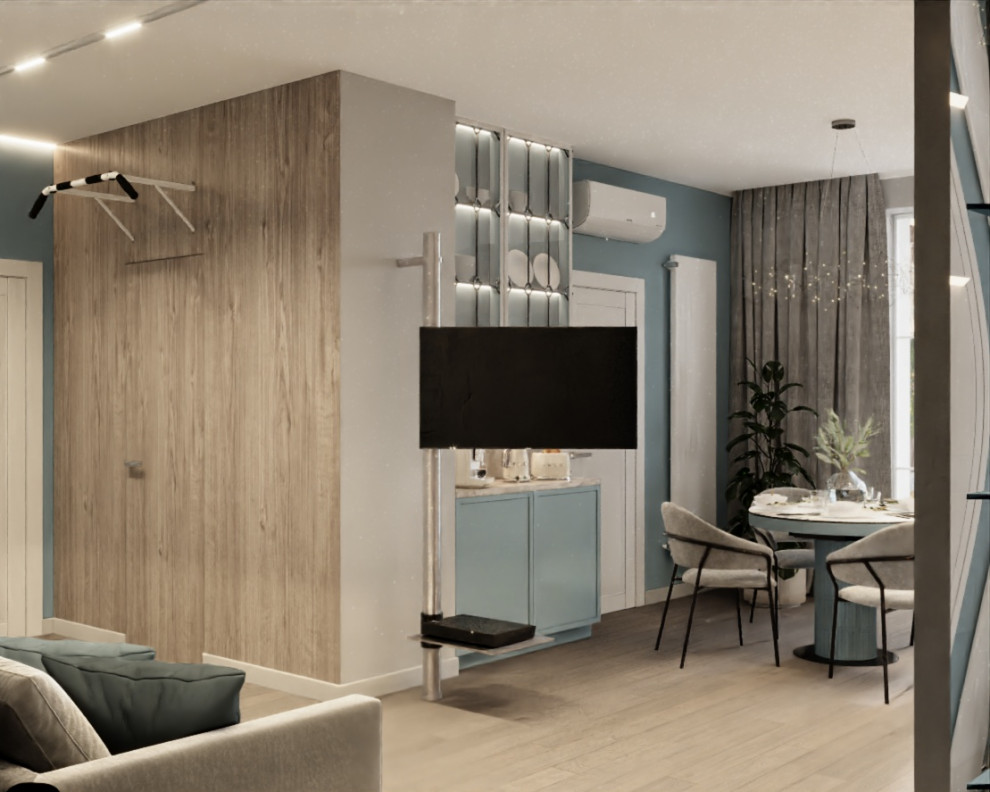 Проект трехкомнатной квартиры г. Ростов-на-Дону