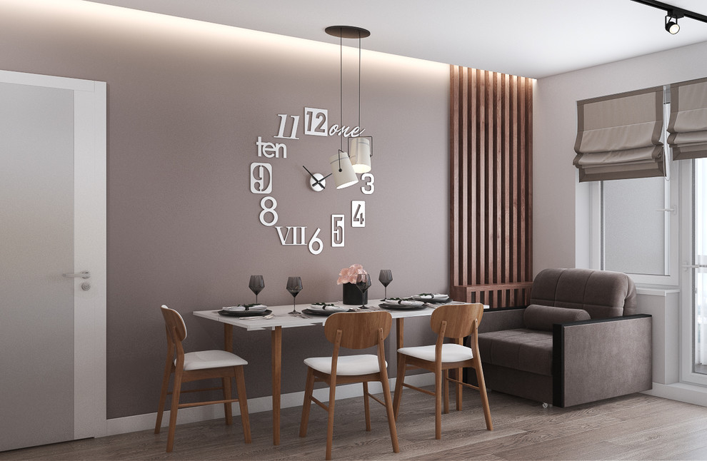 Дизайн интерьера двухкомнатной квартиры на ул. Карамзина в Калининграде