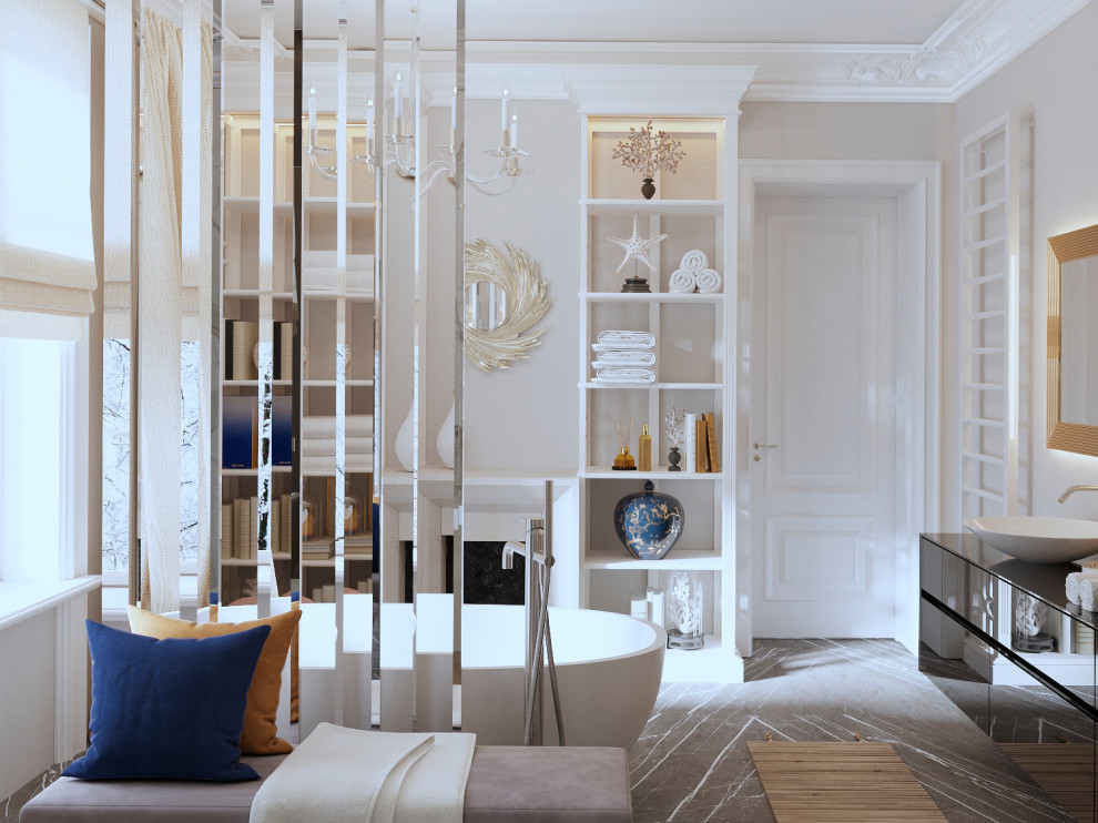 Особняк Алексея Ягудина и Татьяны Тотьмяниной. Ванная