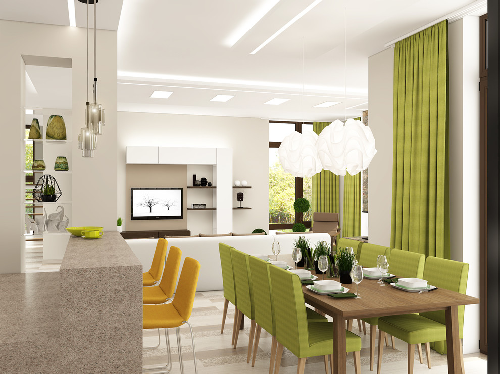 Первый этаж загородного дома