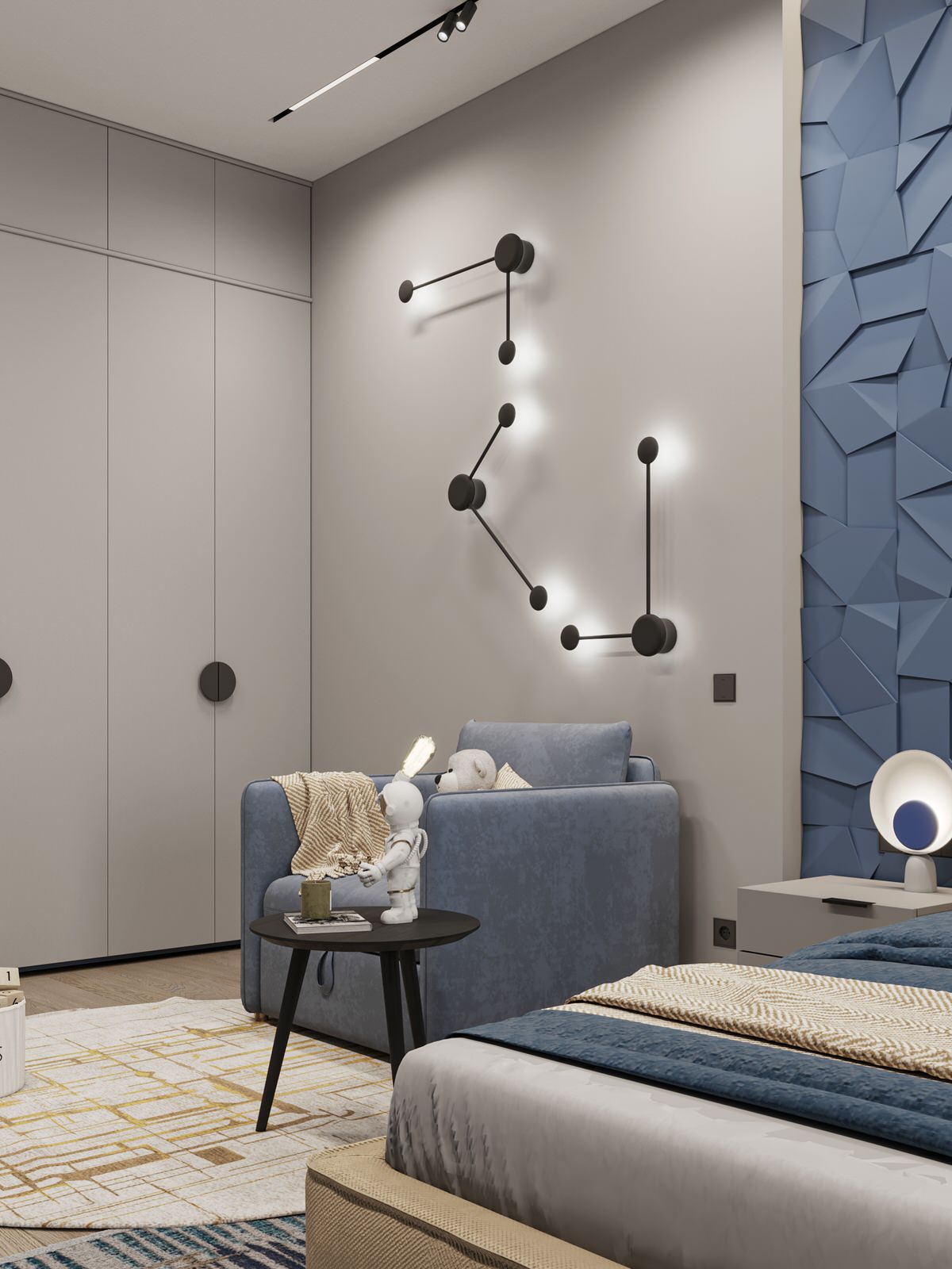 Дизайн-проект квартиры, ЖК Михайловский, Новосибирск