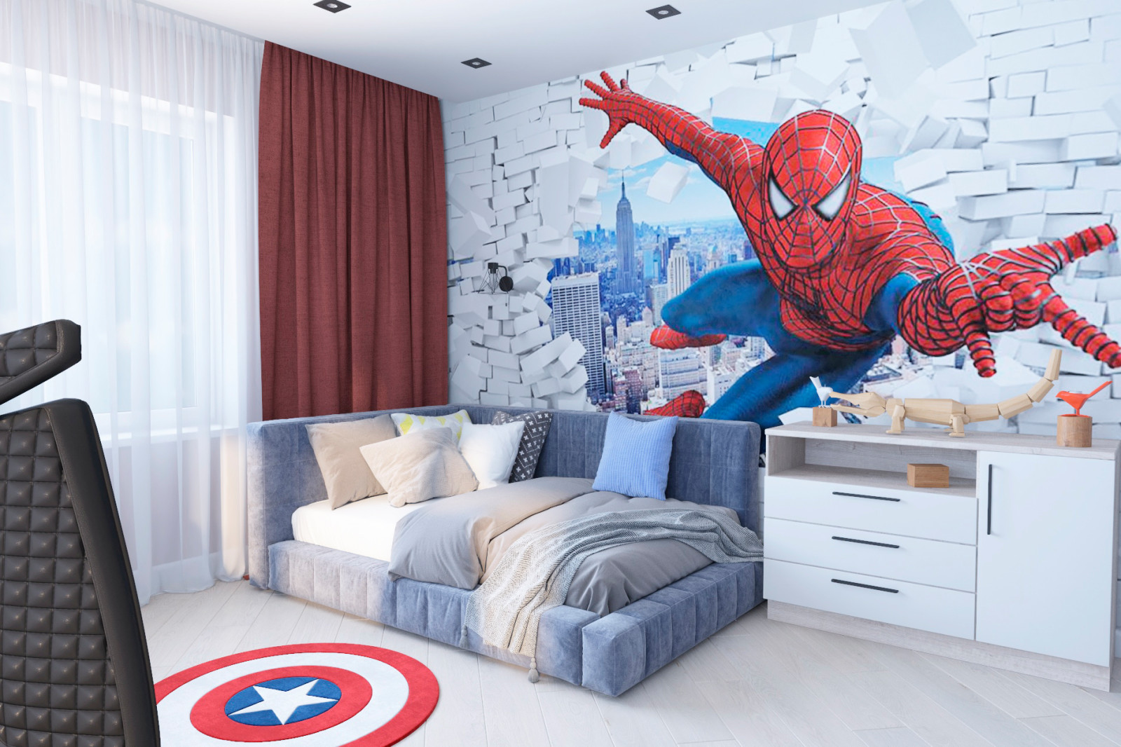 Обложка проекта: Детская комната для первоклассника