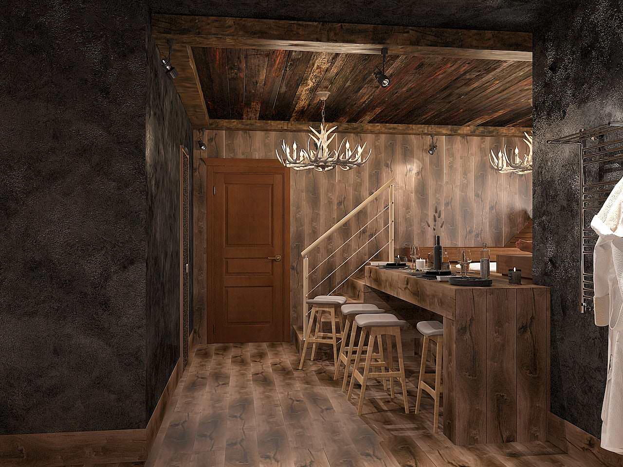 Коттедж. Шале на Волге