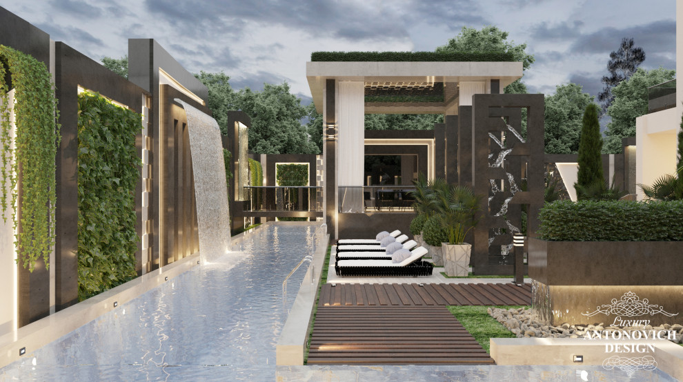 Дизайн-проект экстерьера современного дома