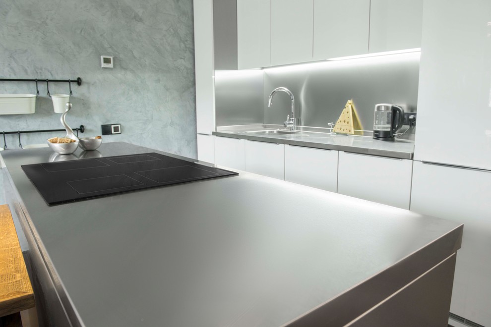 Островная кухня AWELT в стиле LOFT