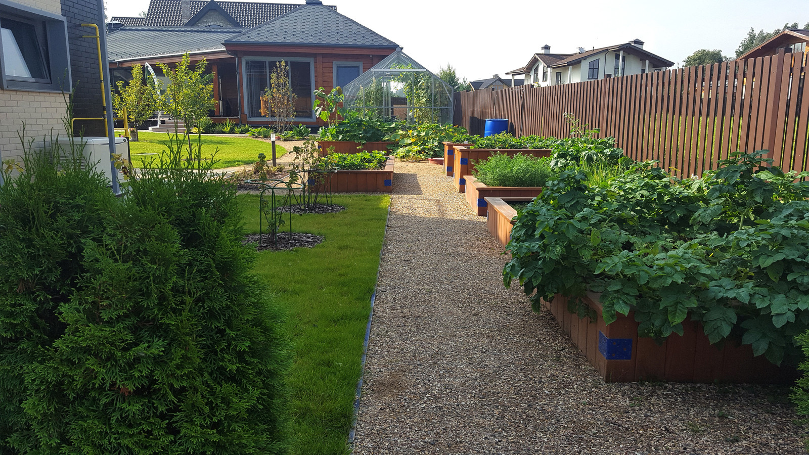 Благоустройство участка 19 соток. Реализация.