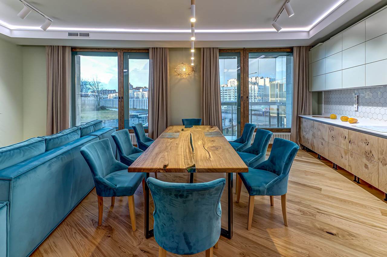 Реализация гостиной в современном стиле