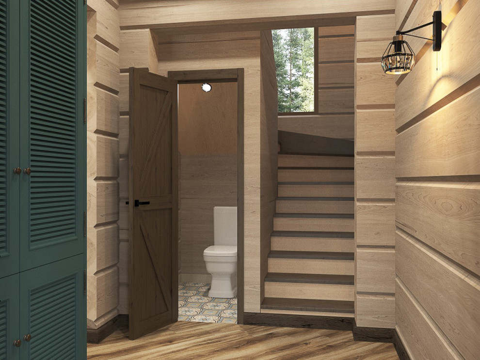 Дом-с баней для временного прибывания