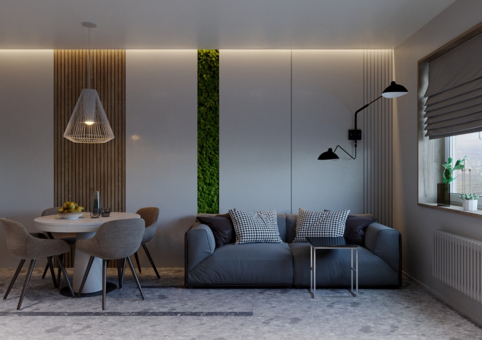 Обложка проекта: Двухкомнатная квартира в современном стиле