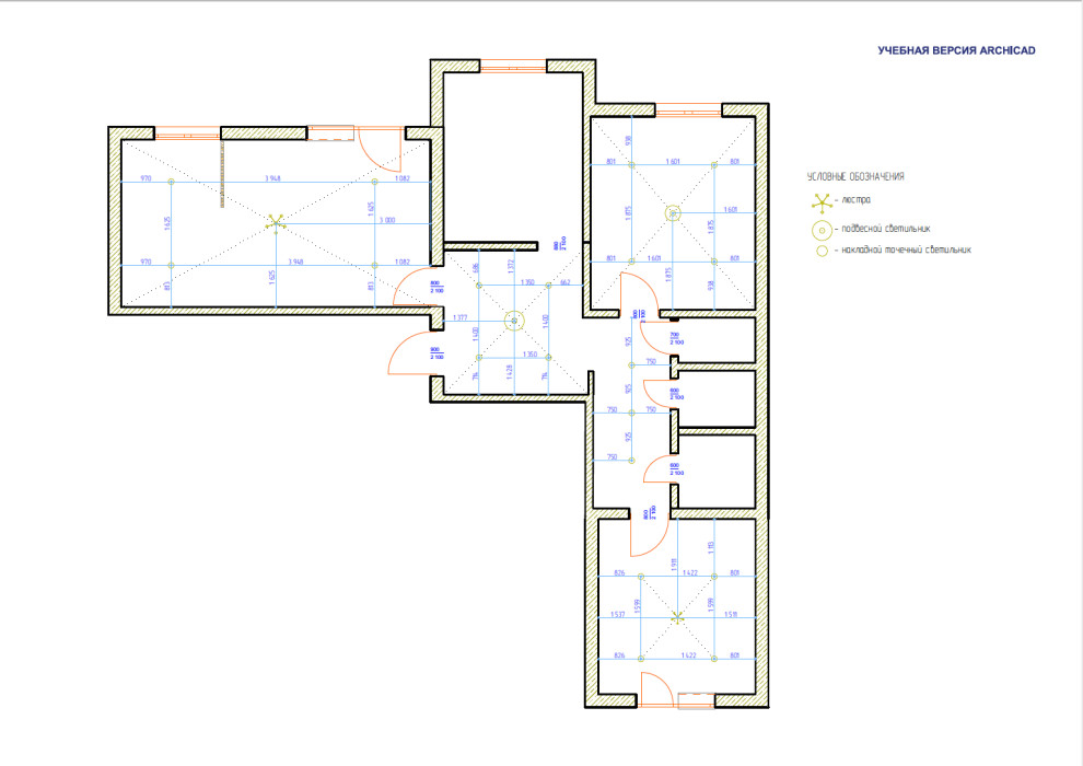 Проект 3-комнатной квартиры Любовь