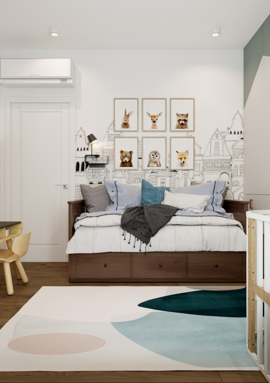 Обложка проекта: Саларьево парк. Квартира для молодой пары.