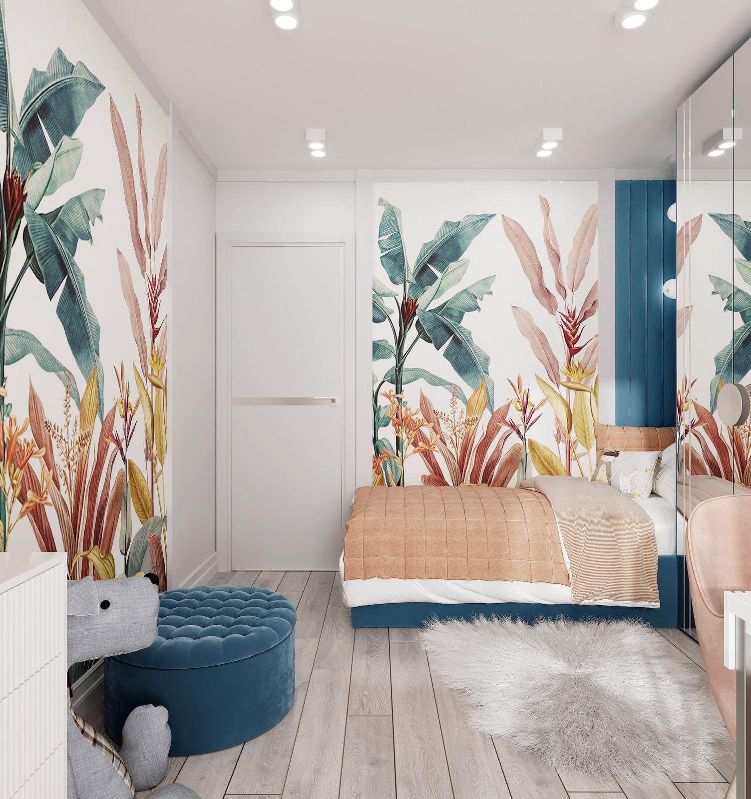 Обложка проекта: Детская комната для девочки