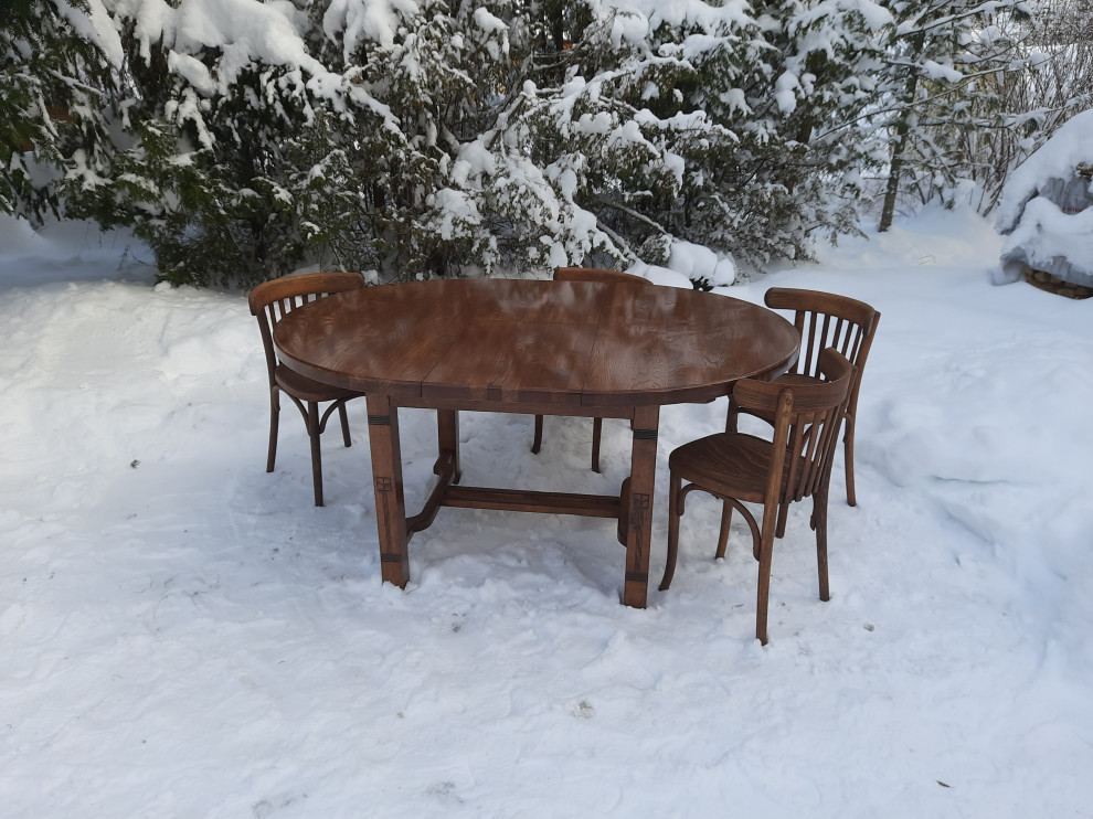 Раскладной круглый стол