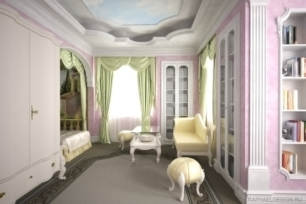 Дизайн интерьера загородного дома в классическом стиле