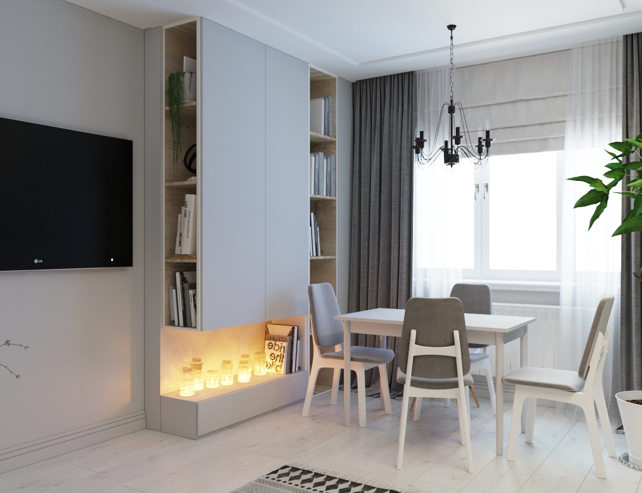 Дизайн 2х комнатной квартиры