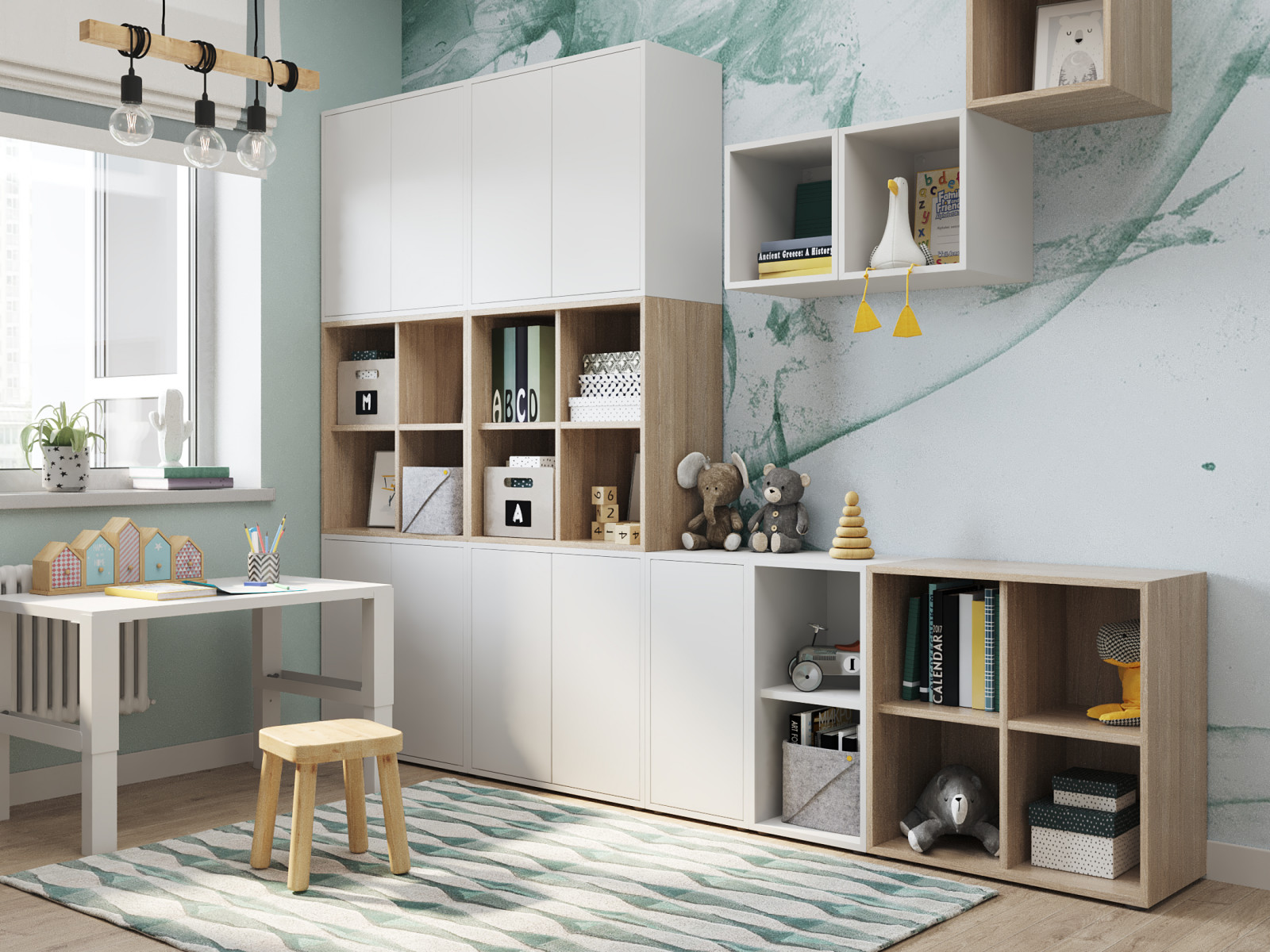 Квартира для молодой семьи с ребенком 80м2