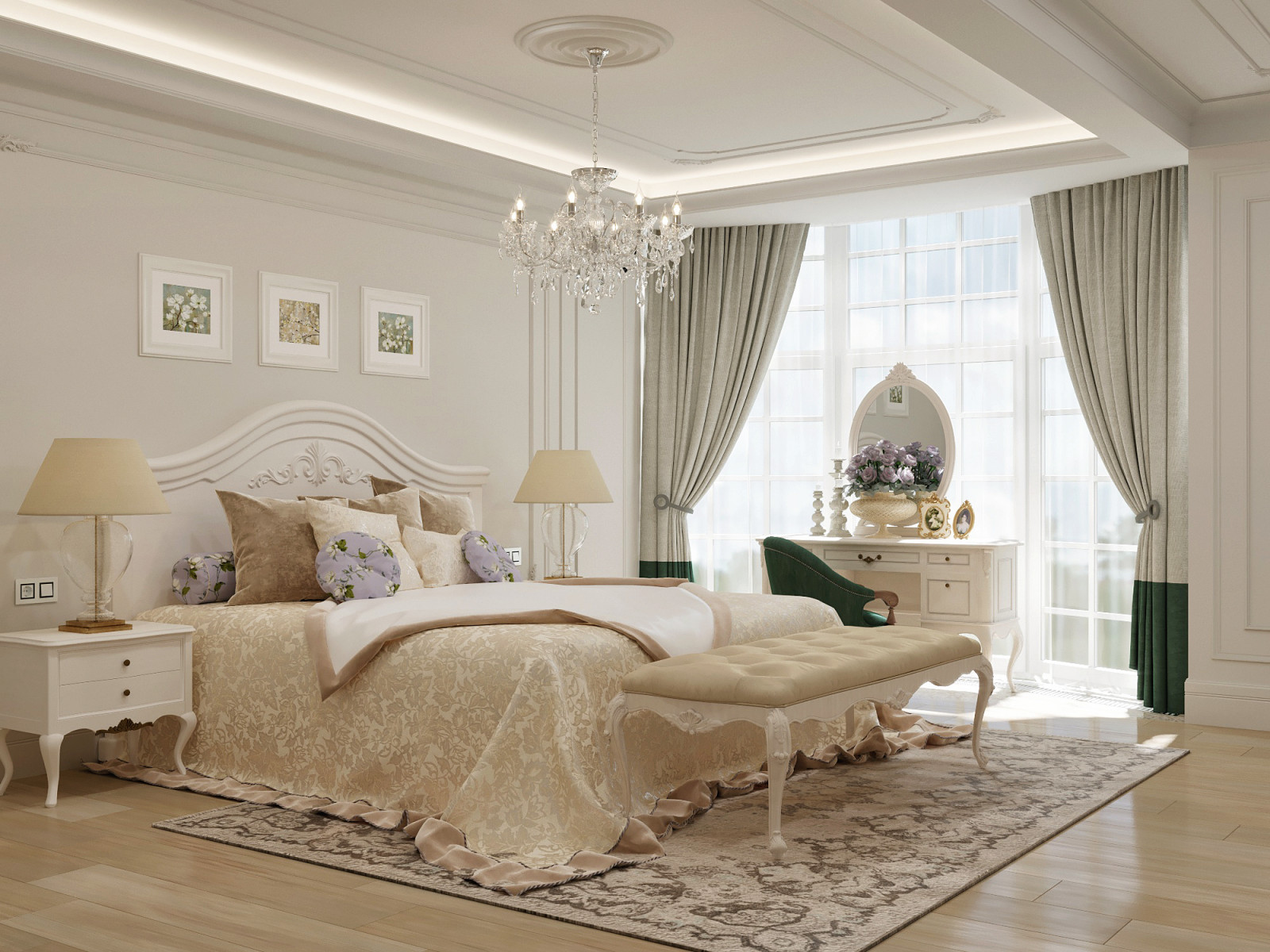 Загородный дом в классическом стиле 370 м.кв