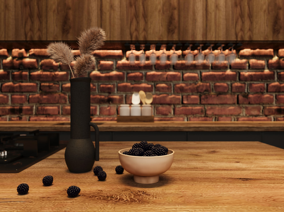 Кухня в стиле лофт