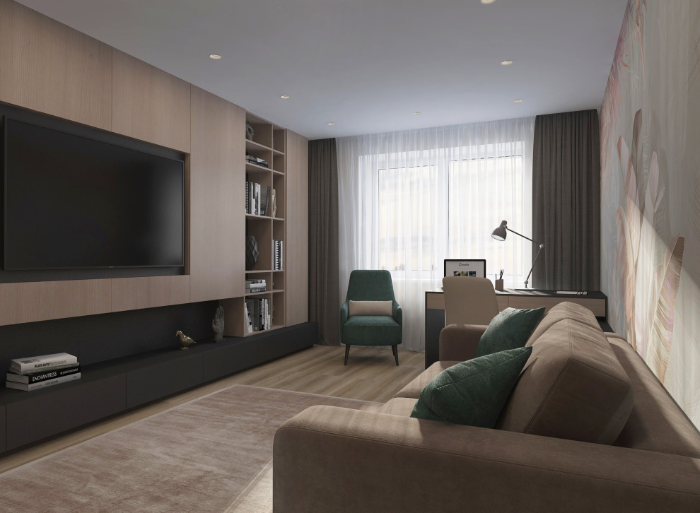 Квартира 100 кв.м. в жилом комплексе. Современный стиль.