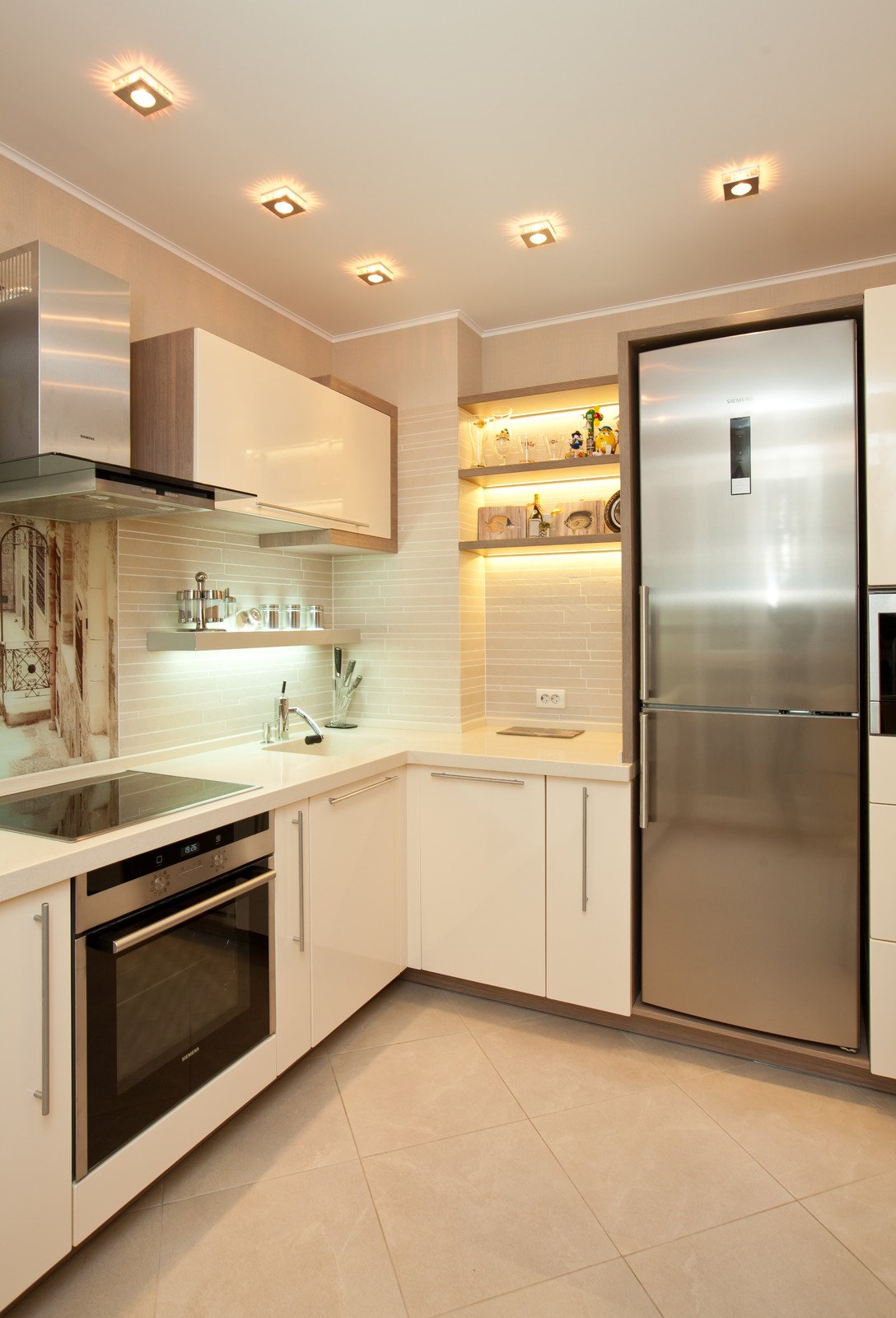 Кухня в квартире 90 м.кв. (Кемерово, 2017 год)