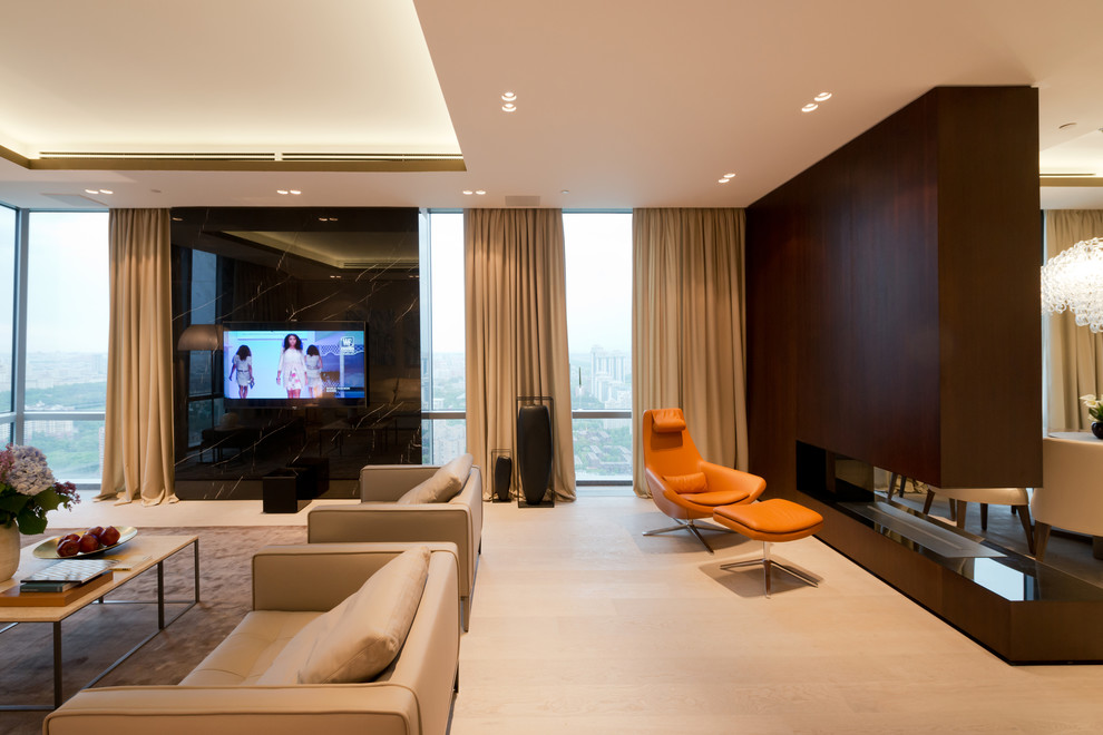 Интерьер апартаментов на 47 этаже