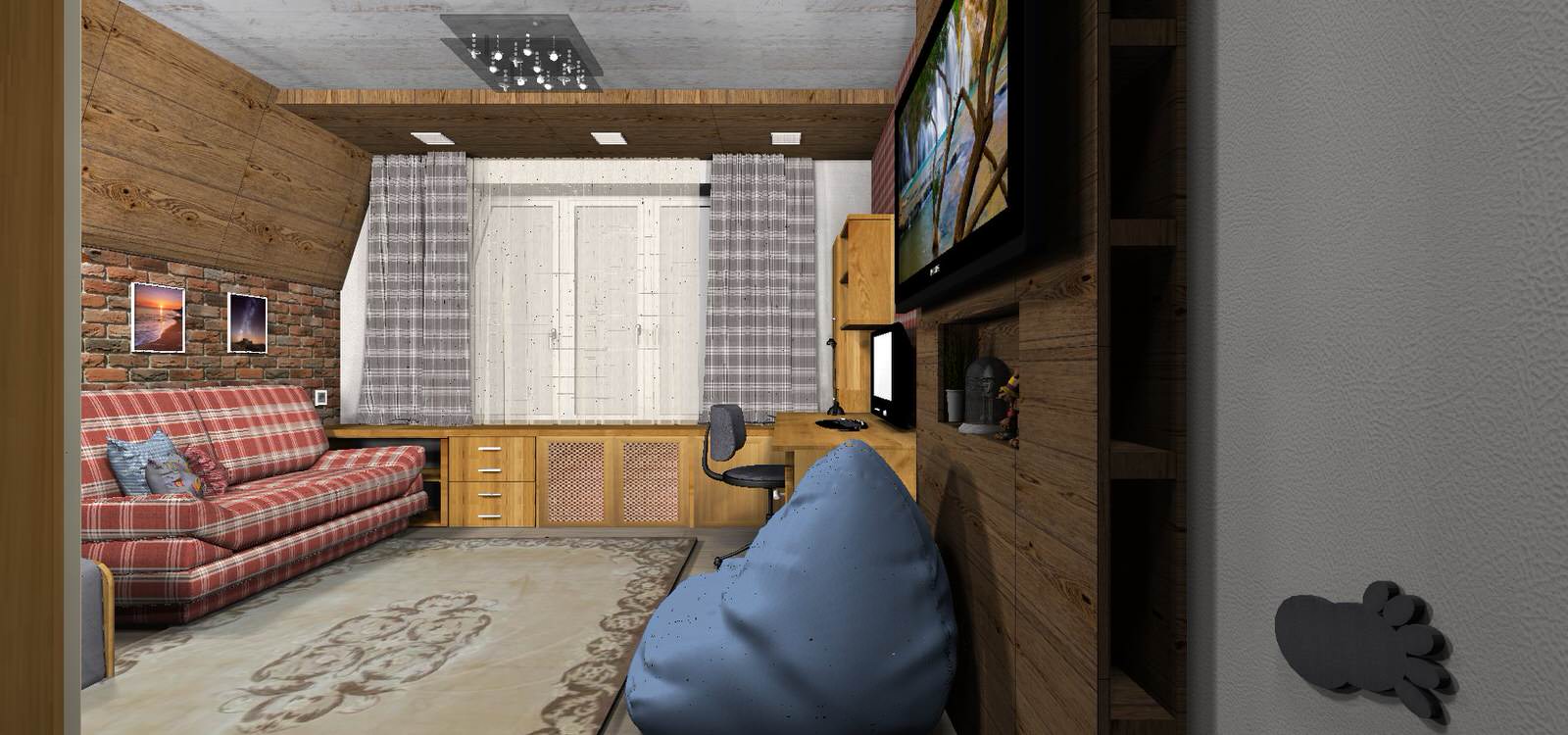 Обложка проекта: Коттедж. Комната молодого джентльмена.