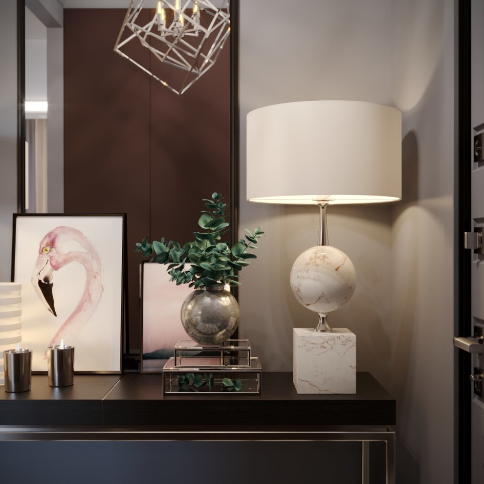 Модный интерьер двухкомнатной квартиры в духе современной Европы 75 метров