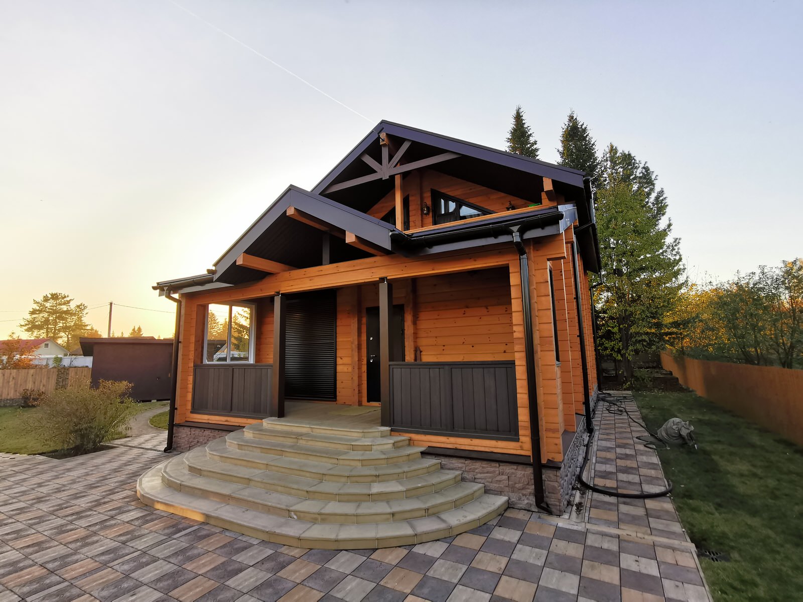 Обложка проекта: Дом из бруса 140 м2