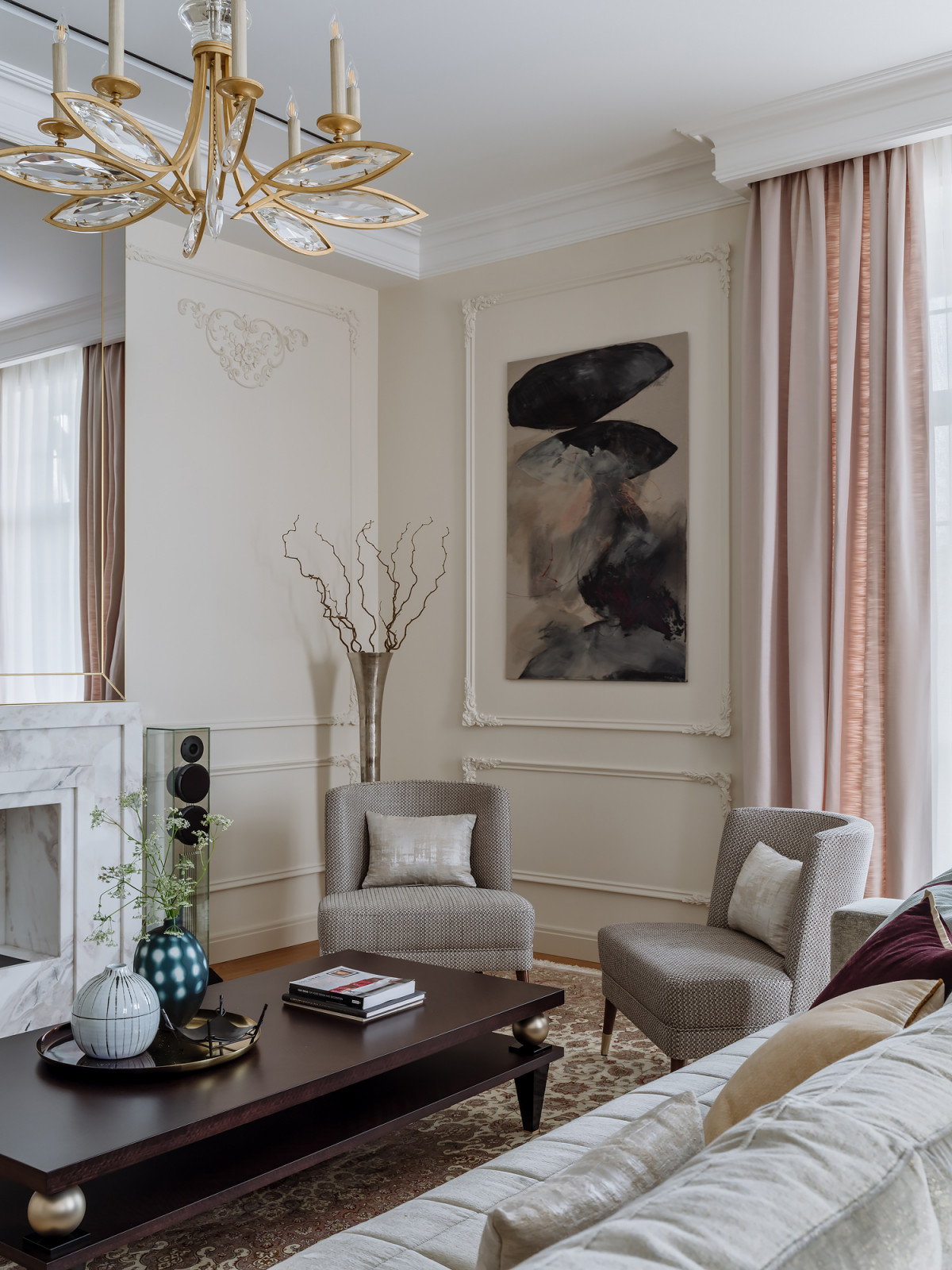 Стилизация квартиры в КП Довиль