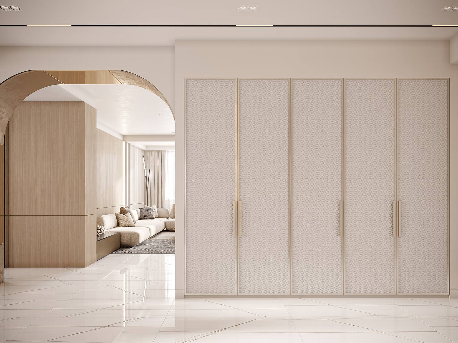 Interior with Warm Colors