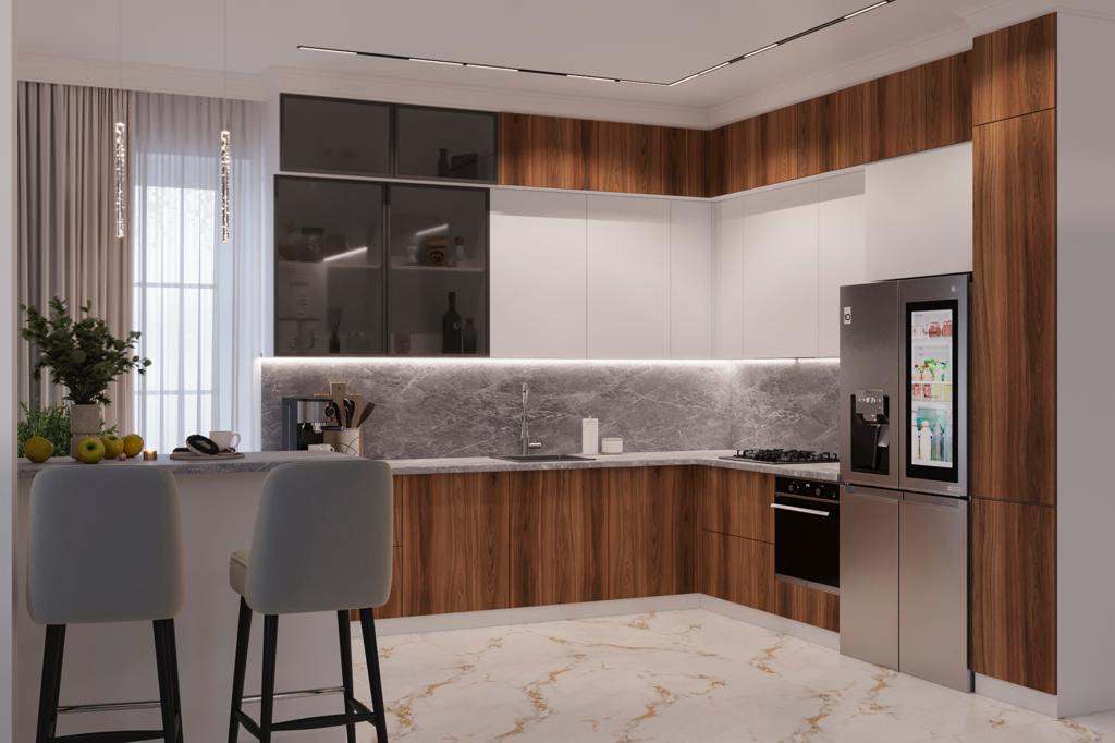 Кухня-гостиная 60 кв.м