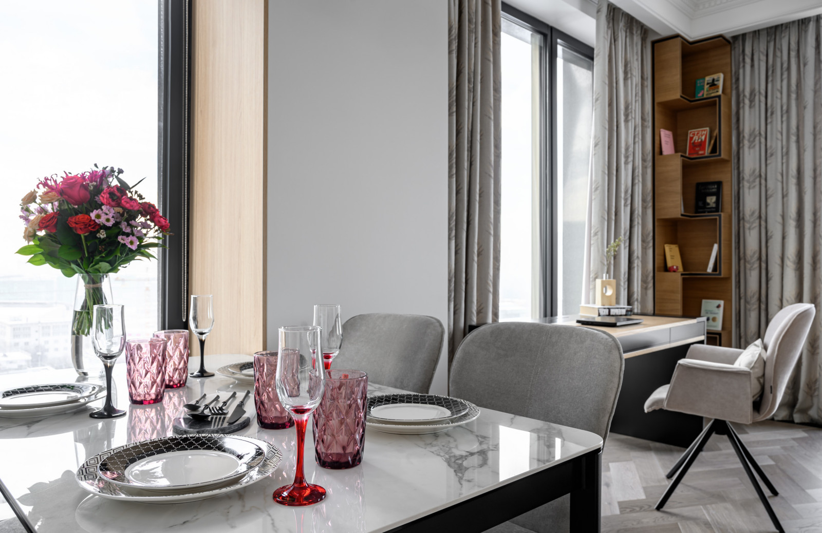 Фотосъемка реализованного дизайн-проекта в ЖК «Прайм парк»