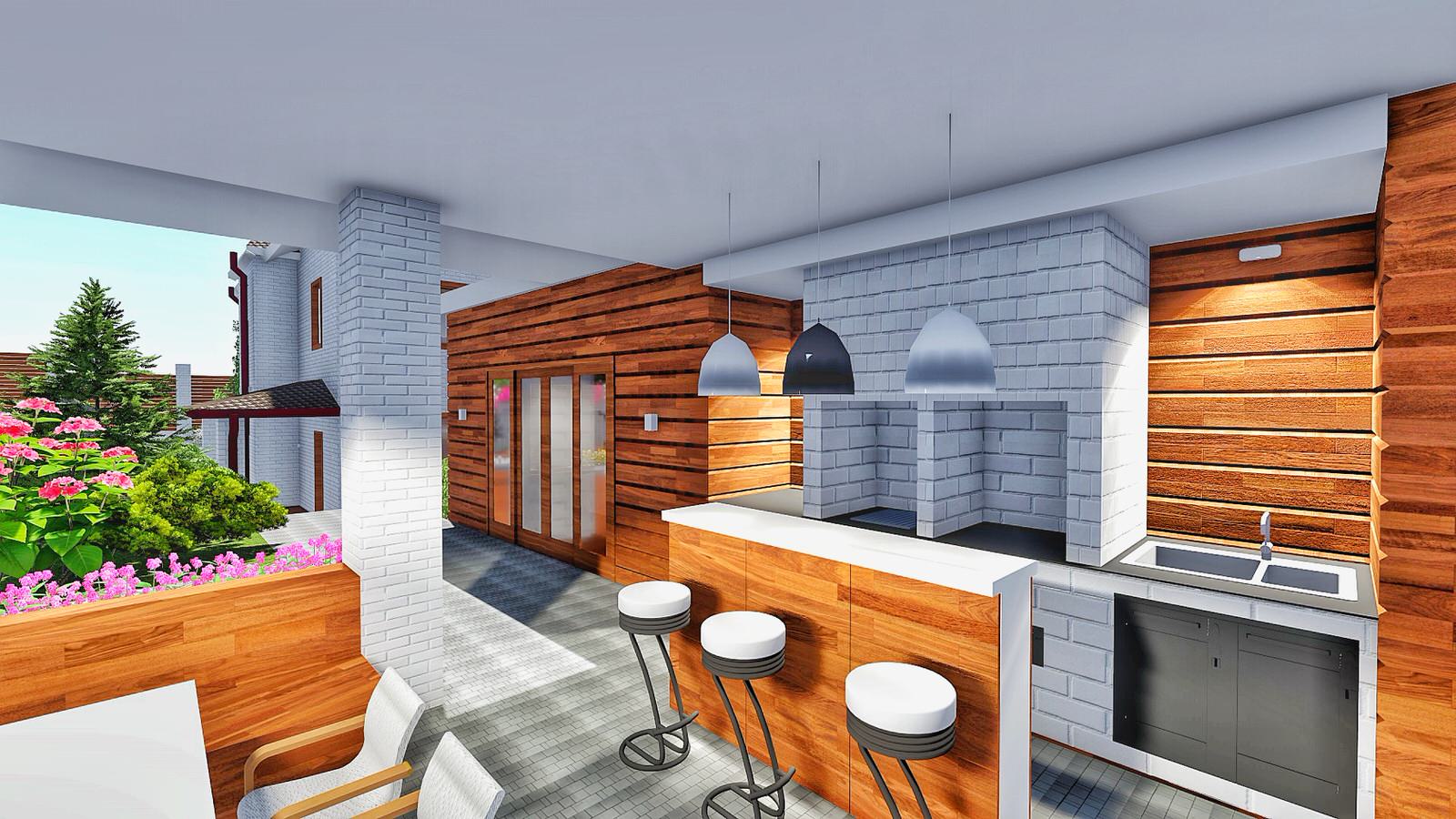 Ландшафтный дизайн Иркутск п. Марково