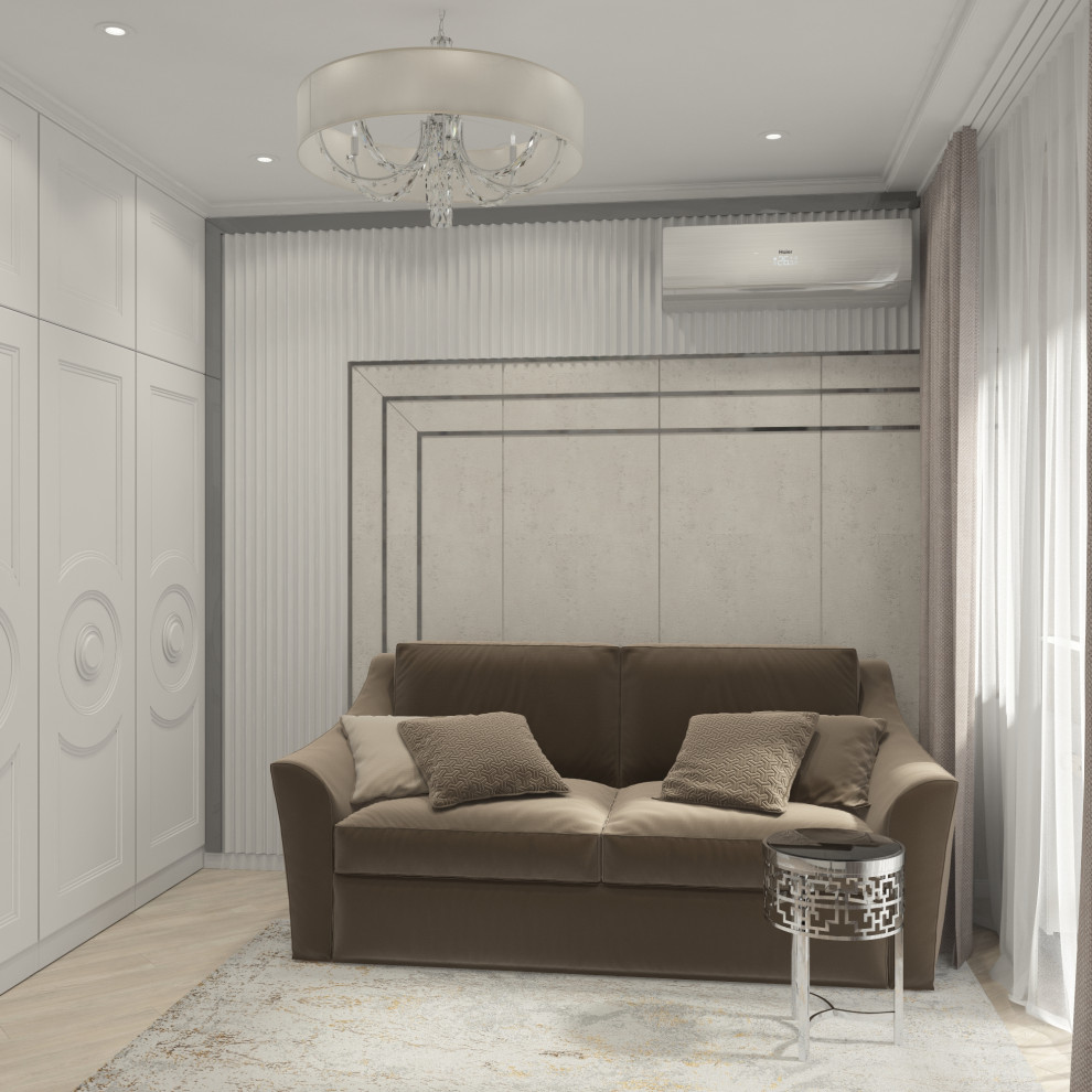 Нежнейший дизайн трехкомнатной квартиры