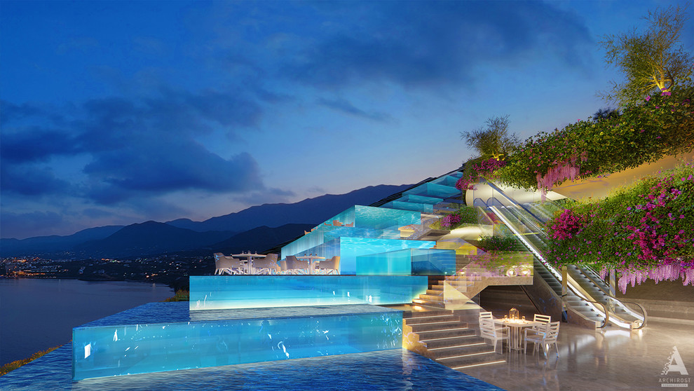 Визуализация SPA отеля на Крите