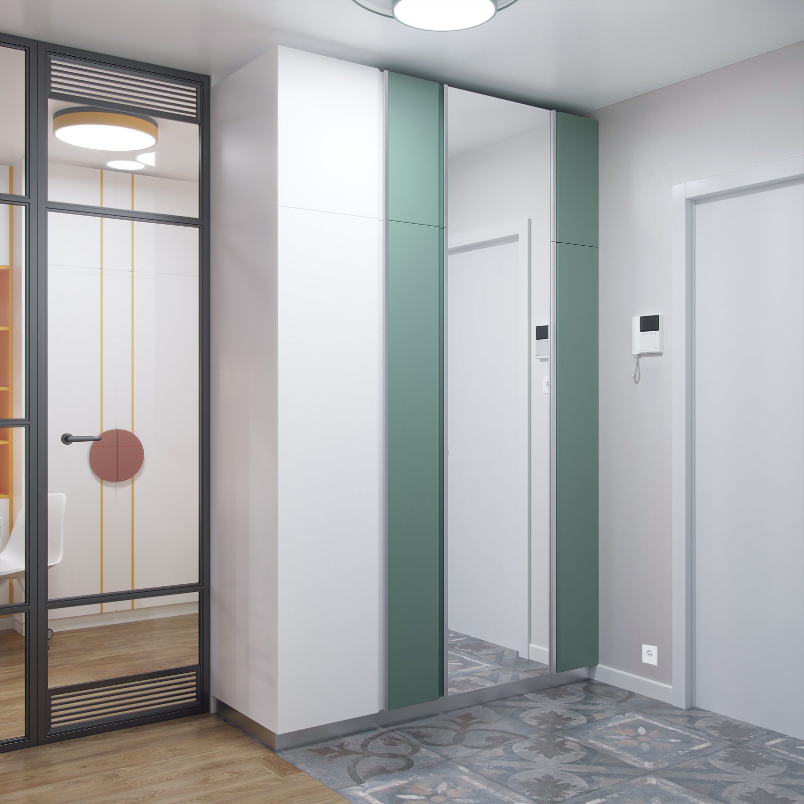 Обложка проекта: Яркая однушечка для молодой мамы с дочкой