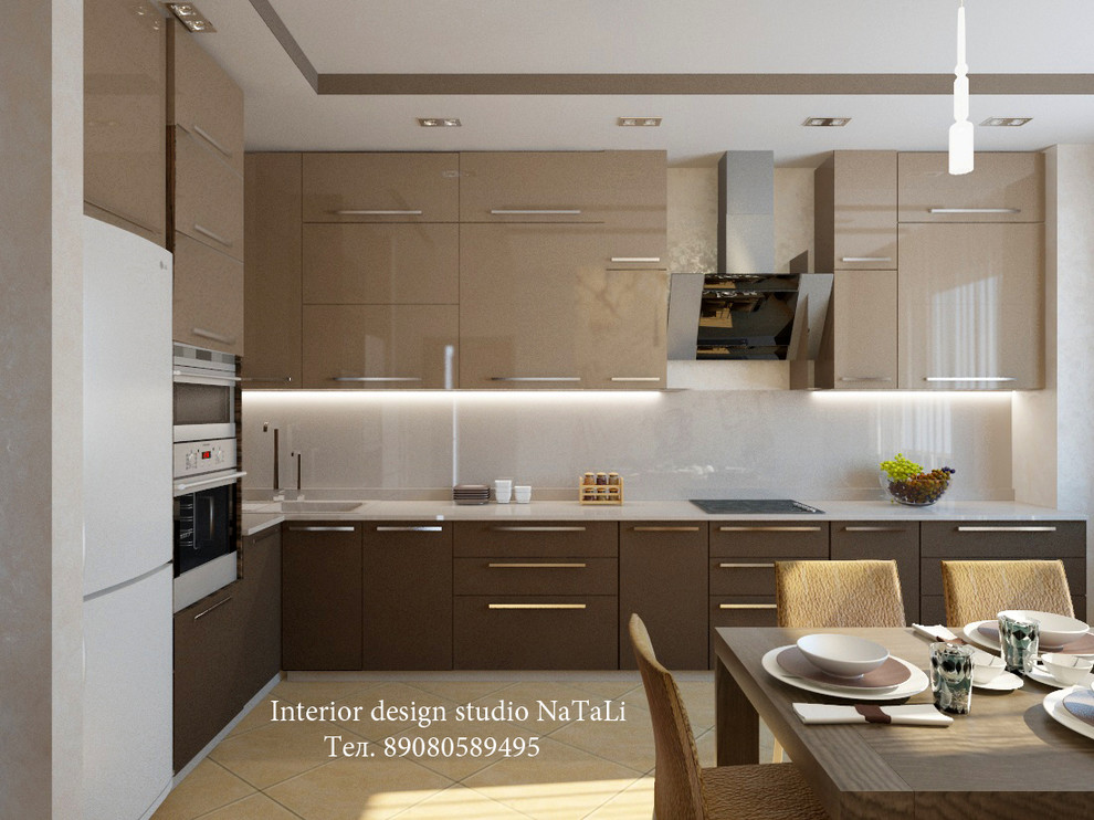 Дизайн интерьера кухни в современном стиле