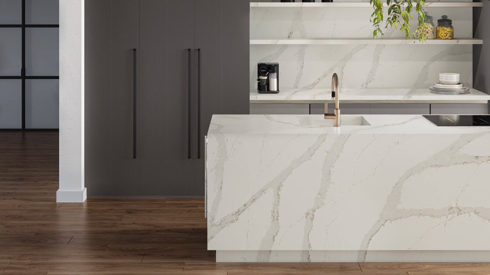 Calacatta Capri by Quantra Quartz