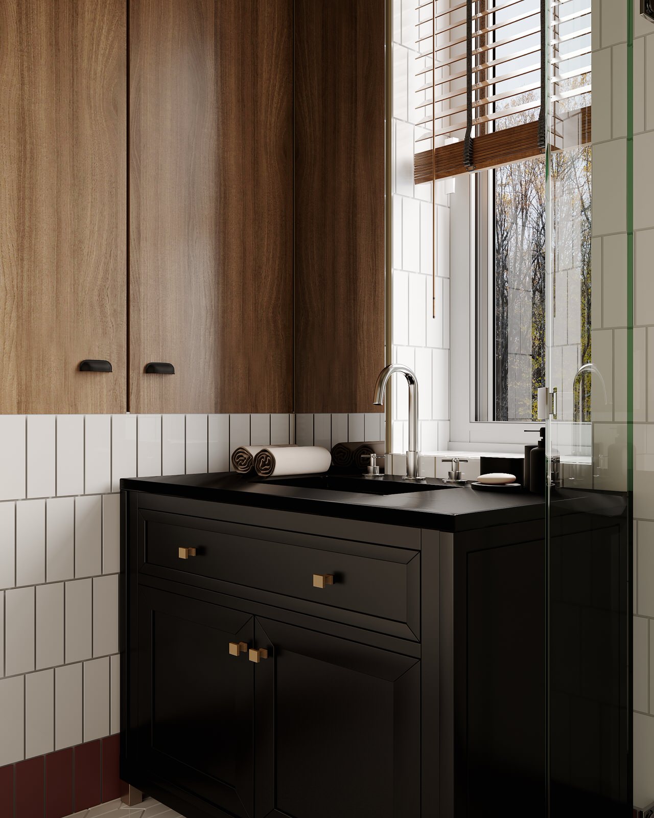 Двухэтажный дом на берегу Балтийского моря в поселке Янтарный