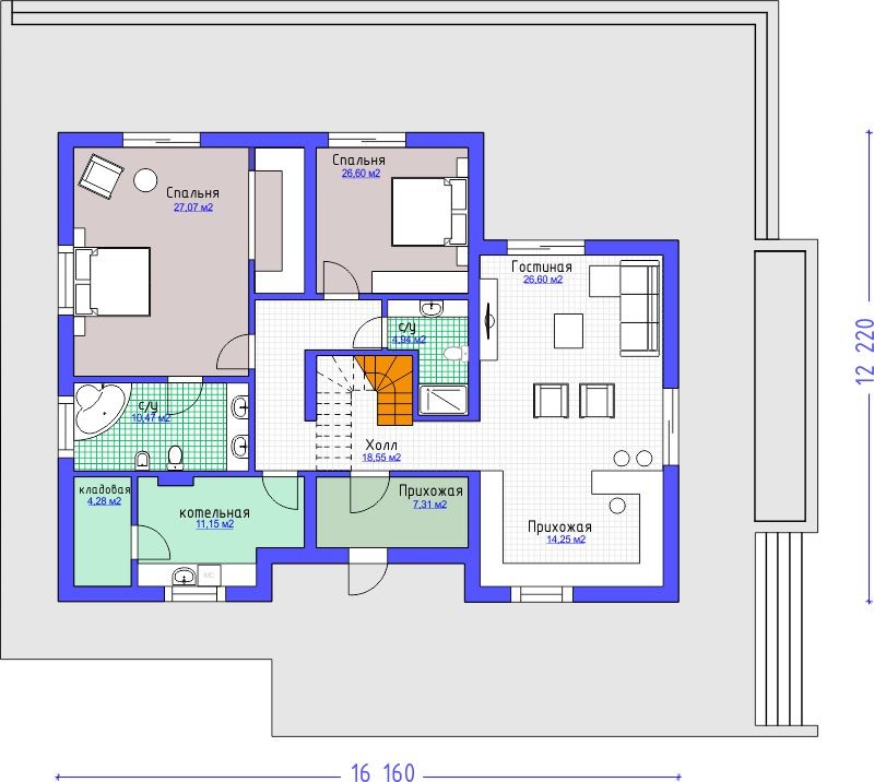 Проекты домов в Калининграде № 10