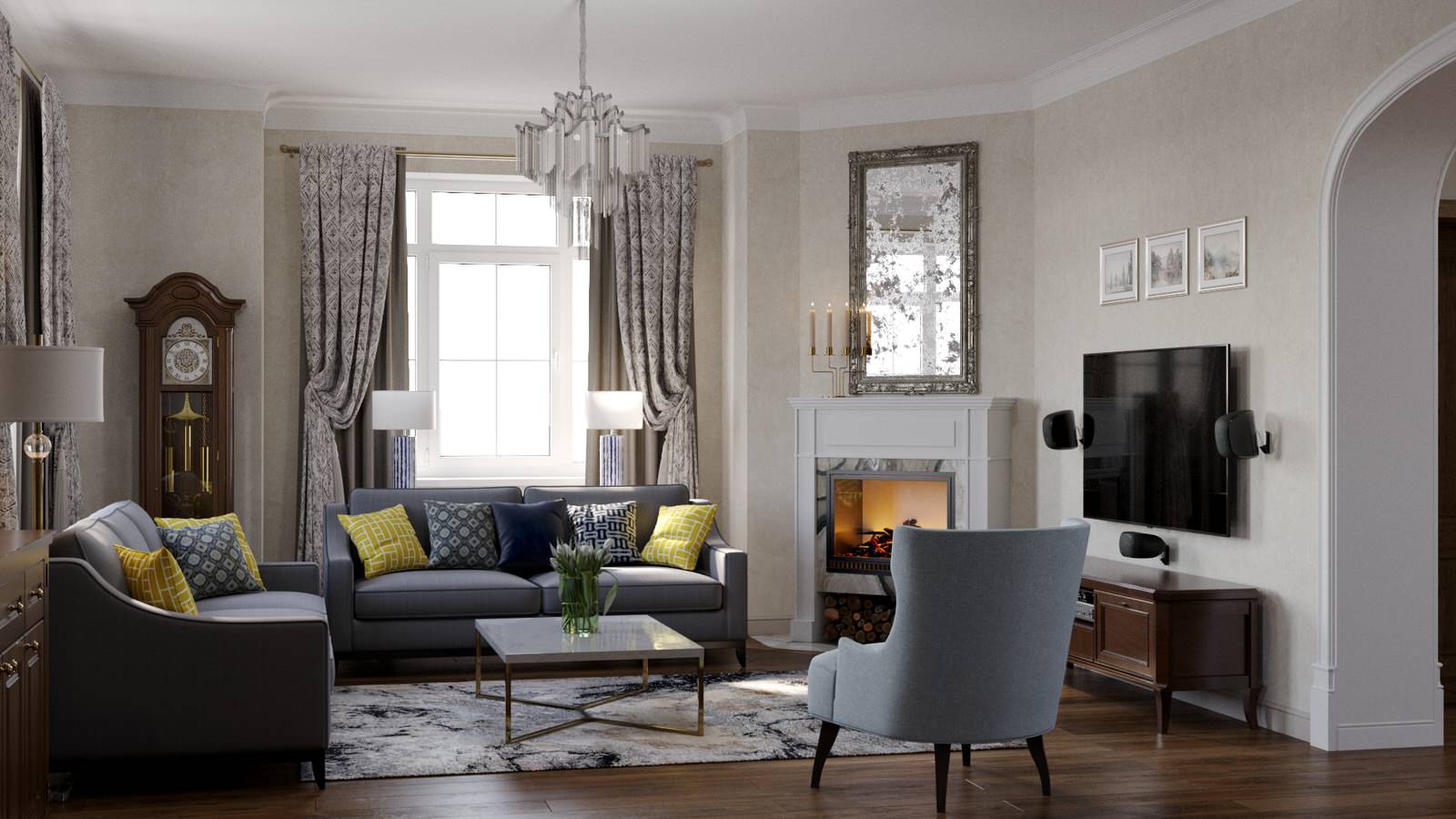 Обложка проекта: Дом в селе Петровичи