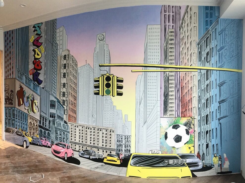 Обложка проекта: Роспись детской в ЖК Фили Град